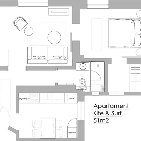 Apartment Sanhaus - Kite And Surf - Z Klimatem Przy Plazy
